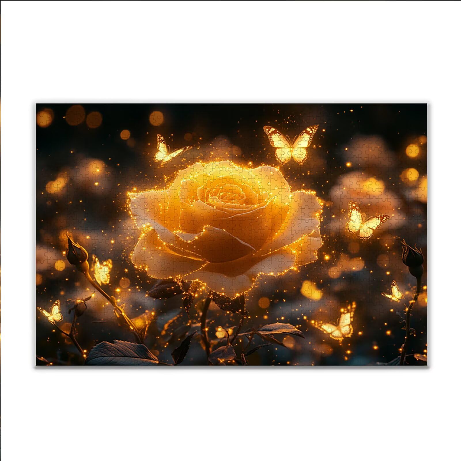 Puzzle 2000 Piezas Adultos Puzzle Rosa Mariposa Rompecabezas Adultos XXL 100 x 70cm, Impossible Rompecabezas, Jigsaw Arte Juego Educa Familiar Aliviar El Estrés, Regalos para Hombres y Mujeres W-7