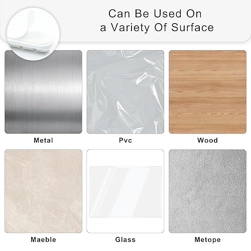 Miniatura 5 de Paquete de 3 clips organizadores de cables autoadhesivos para organizar cables, para mesita de noche, oficina (blanco, ranura 357)