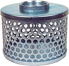 Apache 70000504 Round Hole Suction Strainers, Plated Steel, 2