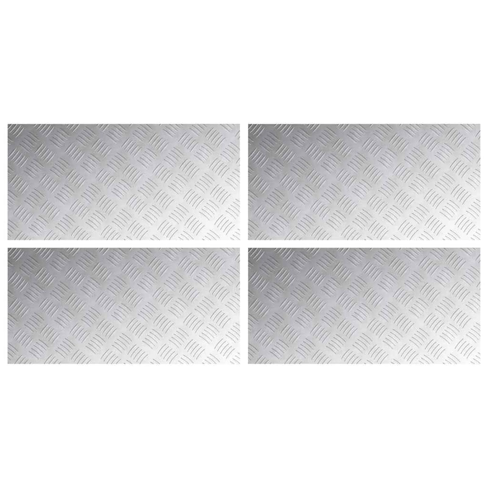 ATOMSTACK MAKER Treppe Tritt Rechtwinklig Aluminium 80x40 cm – Rutschfeste Anti-Rutsch-Treppenstufe für Innen & Außen, Büro, Haus, Garten & Treppenhaus – 4er Set