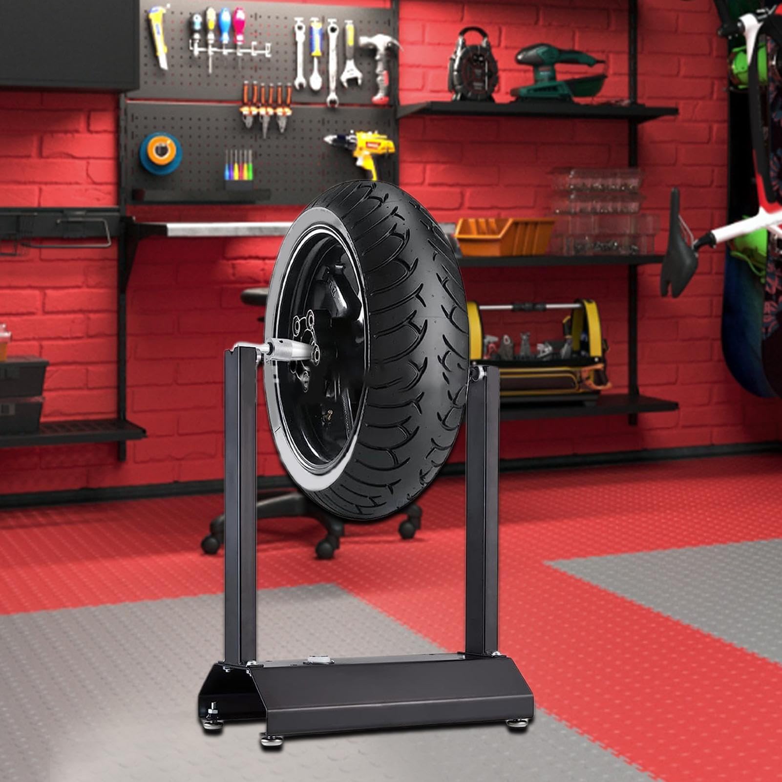 Equilibrador de ruedas de motocicleta, equilibrador de burbujas para ruedas de moto de cross, pernos de centrado ajustables, herramienta esencial de mantenimiento para deportes de potencia, fácil de