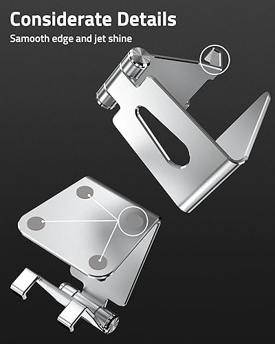 Miniatura 7 de ONLYWIN - Soporte para teléfono celular paquete de 2 soportes para teléfono celular para escritorio cama cocina soporte de cuna ajustable de