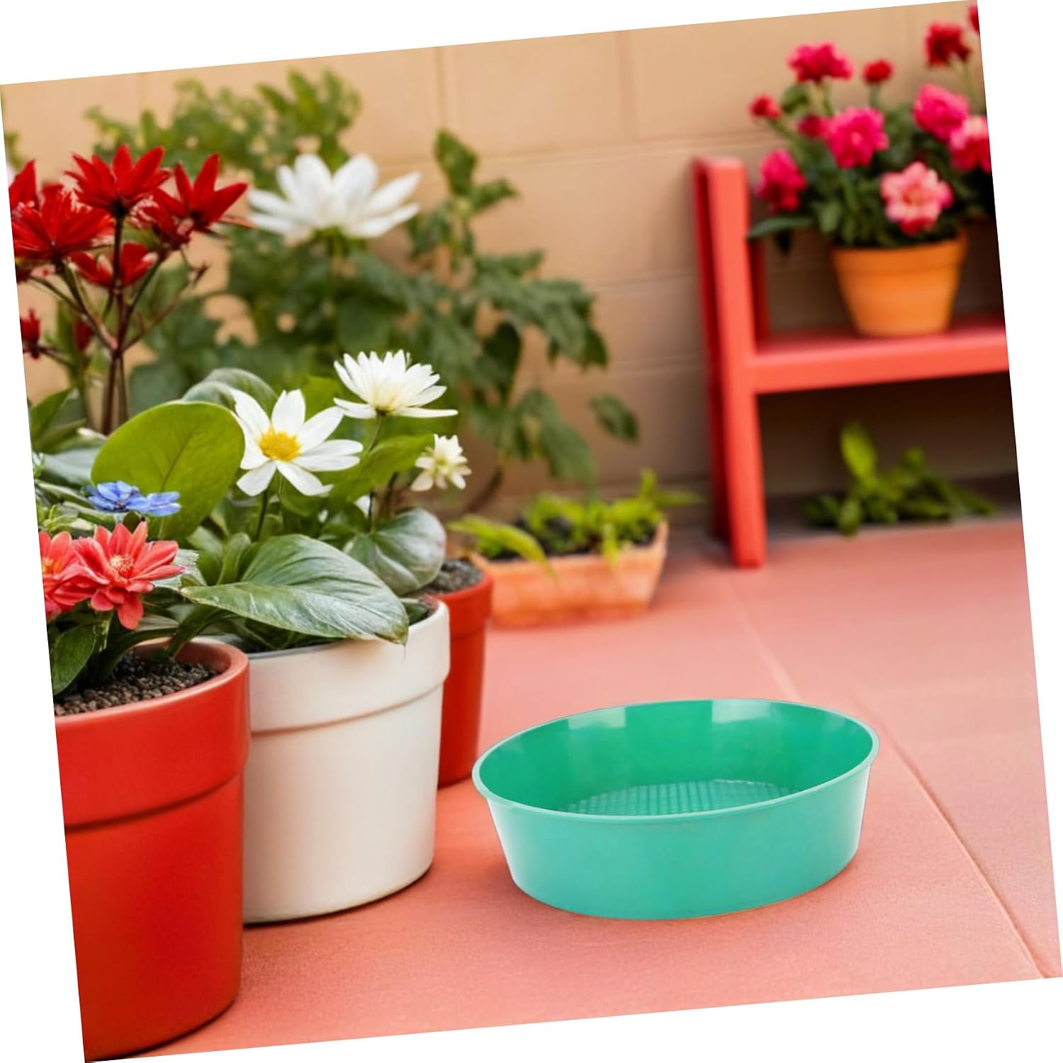 INOOMP Garden Soil Sifter Mesh Screen for Sifting for Composting and Rocks Gardening Tool
