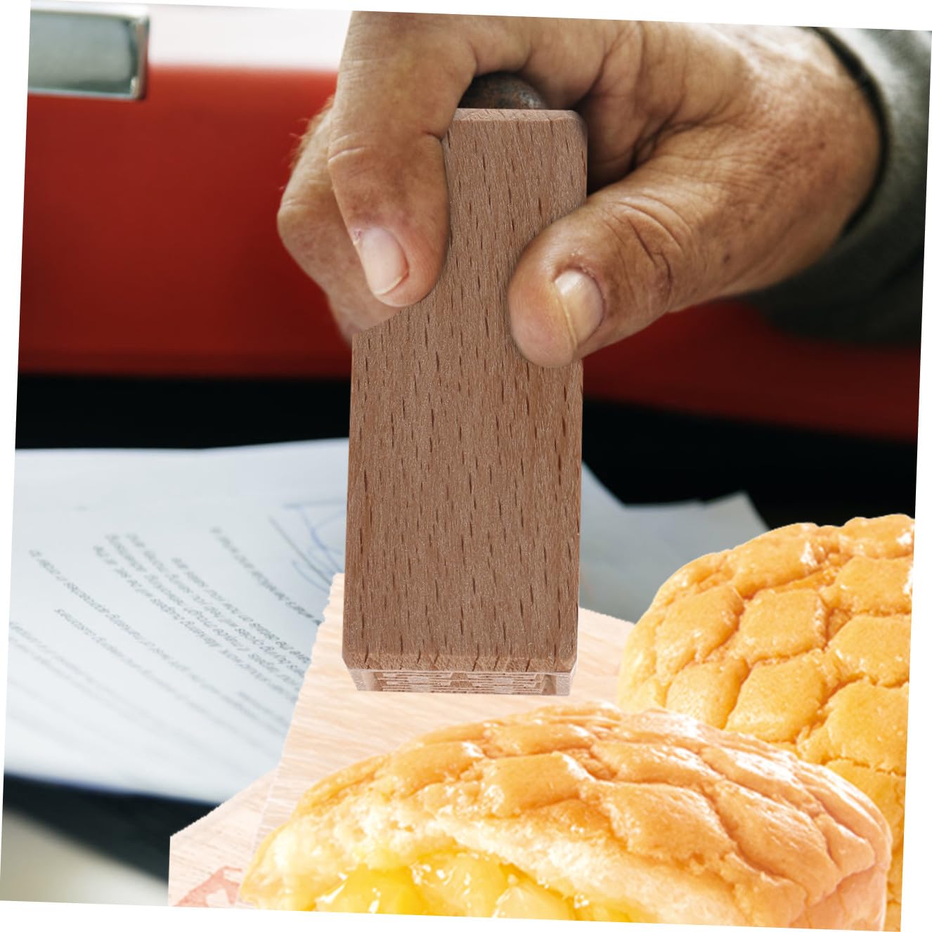 STOBOK 10pezzi Stampo Per Legno Motivi Auspiciosi Per Dolci Fatti Casa Stampo Per Bun Al Vapore Accessorio Per Creativa