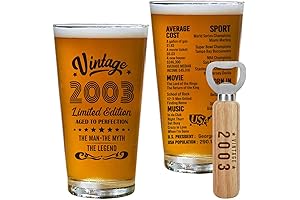 21st Birthday Beer Glass: A Timeless Gift for Vintage Connoisseurs