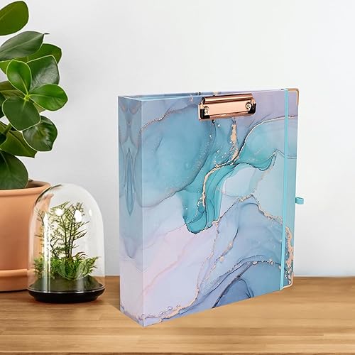 Miniatura 6 de EYROZILL Carpetas de 3 anillos de 2 pulgadas con separadores de 5 pestañas para tamaño carta de 11 x 8.5 pulgadas. Carpeta de tres anillos con