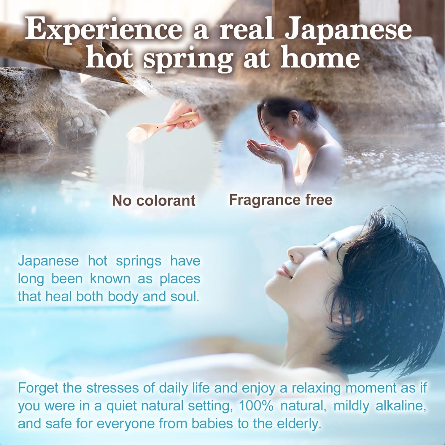 Okuhida 100% Natural Hot Spring Bath Salts Flakes 250g Mineral-Enriched Bath Salt Relaxing Hot Spring Bath Salts Fragrance-Free, Additive-Free Made in Japan - Image 4