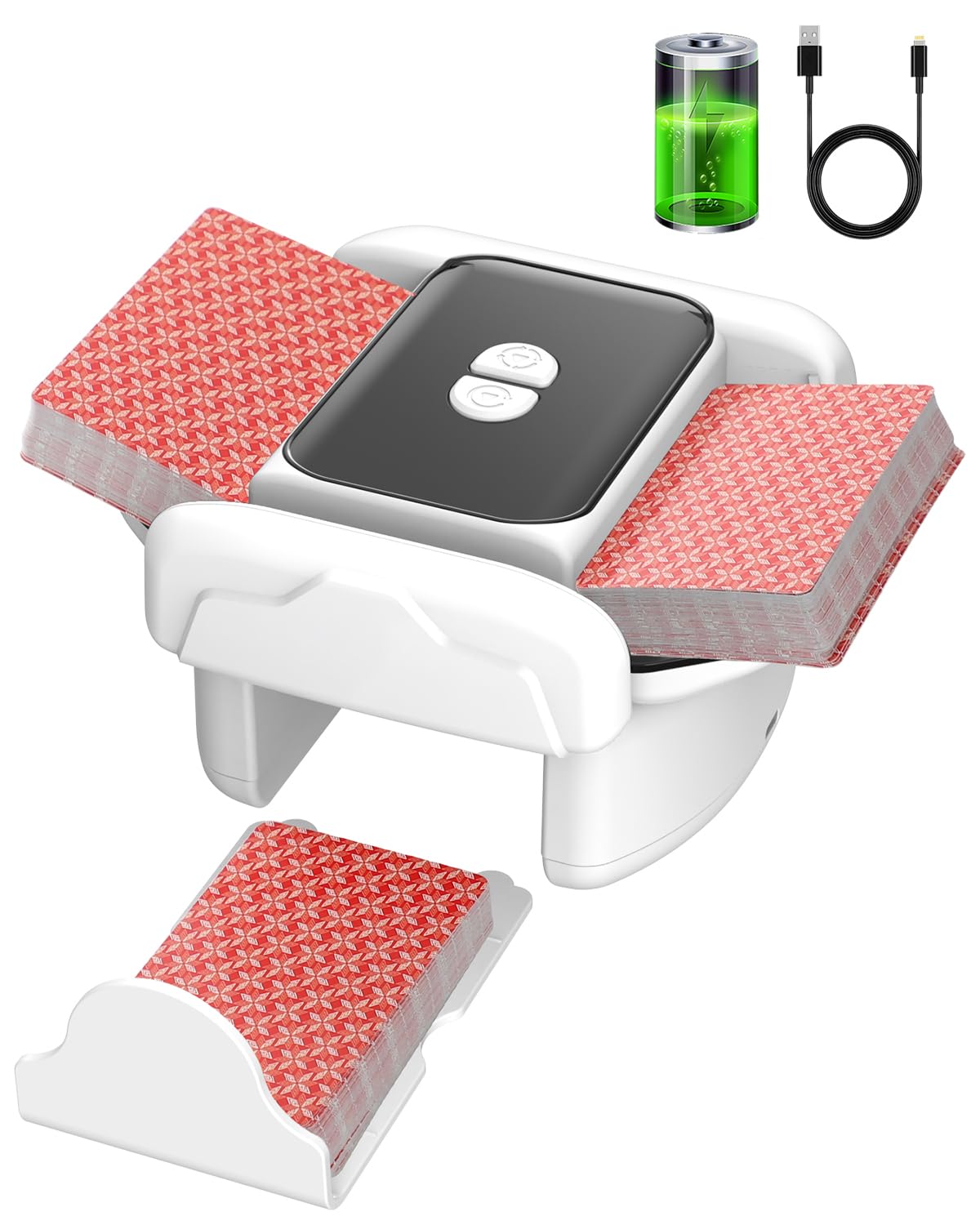 MISFANS Shuffler with Removable Tray