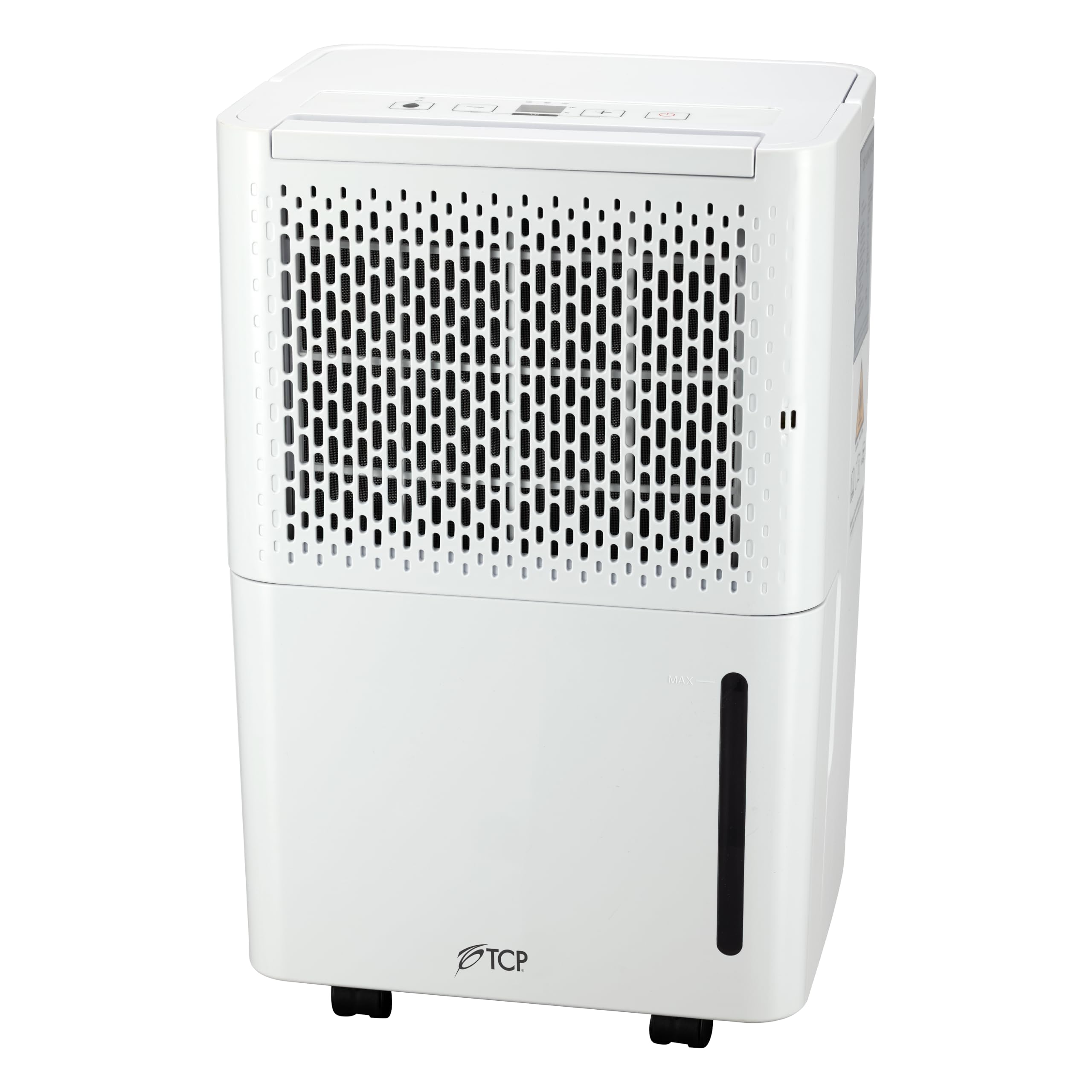 TCP White Portable Dehumidifier 6L - Energy Efficient - Quiet Operation - Easy Emptying