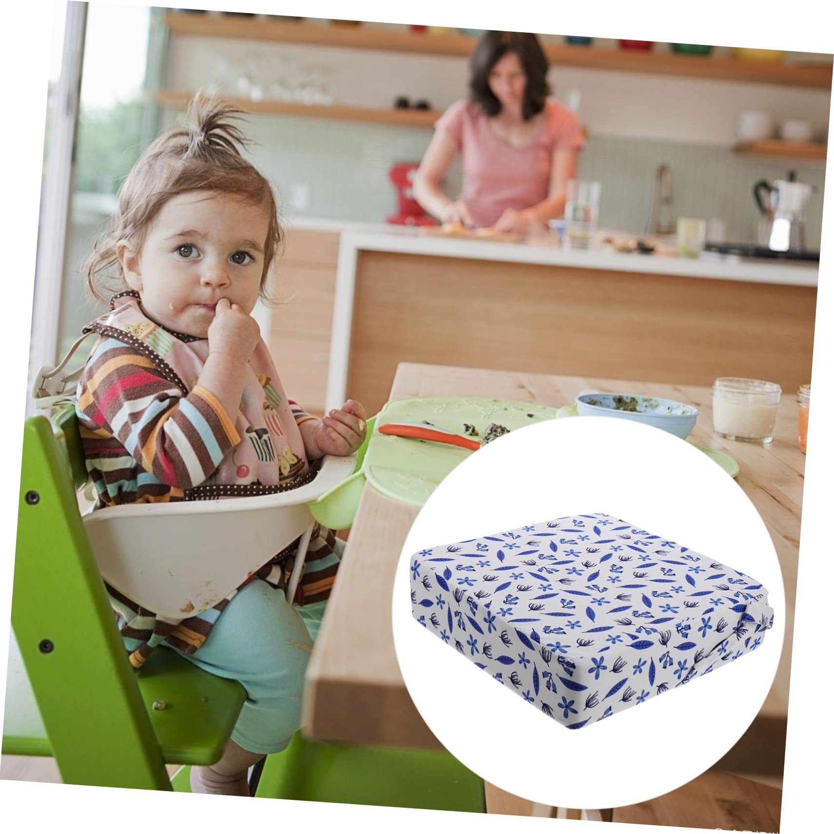 KOMBIUDA Cojín Para Silla De Comedor Infantil De Dibujos Animados Alzador De Asiento Para Trona Material De Poliéster Resistente Al Agua Adecuado Años