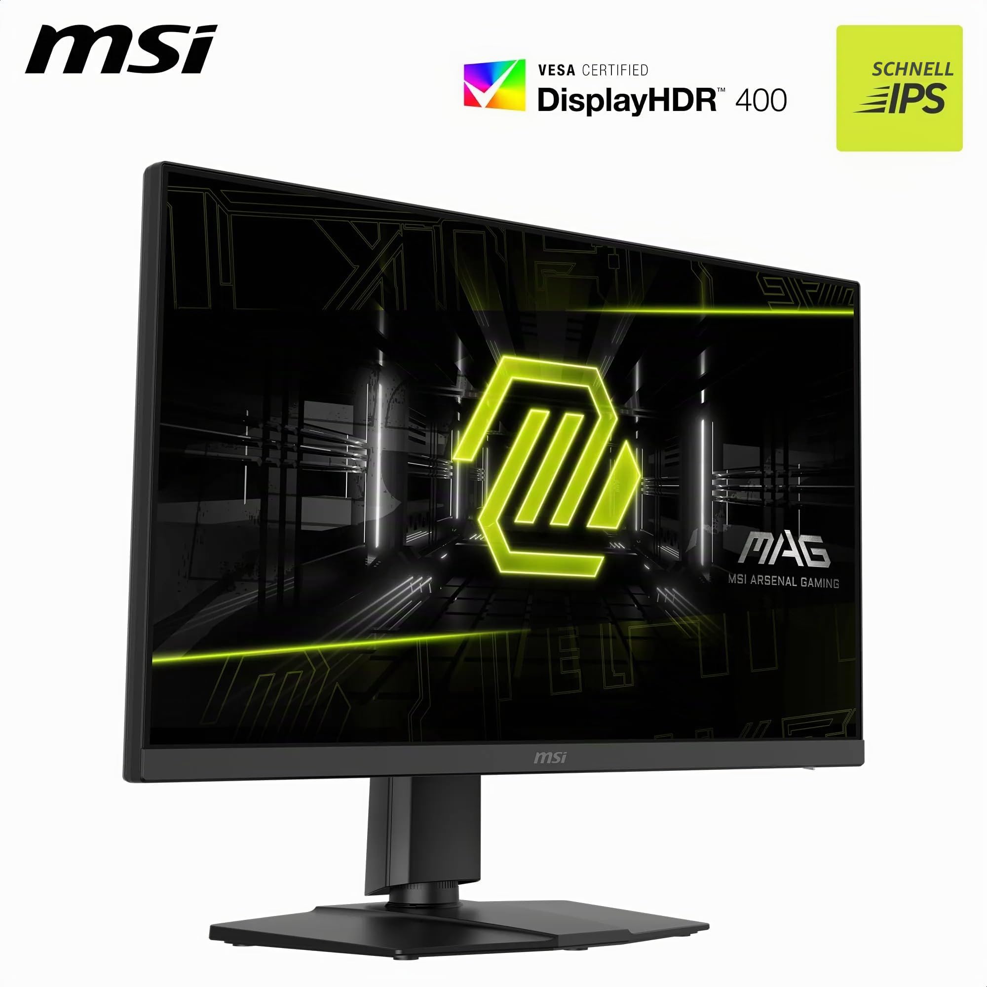 MSI MAG 272URDF E16 Gaming Monitor 27 Zoll UHD Rapid IPS 3840x2160 0,5ms DisplayHDR 400 HDMI 2.1 DP 1.4a Schwarz