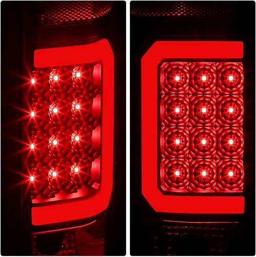 Miniatura 5 de DNA MOTORING TL-CSIL07-LED-3D-BK-CL Conjunto de luz trasera LED 3D para lado del conductor y del pasajero compatible con Chevy Silverado 1500 2500