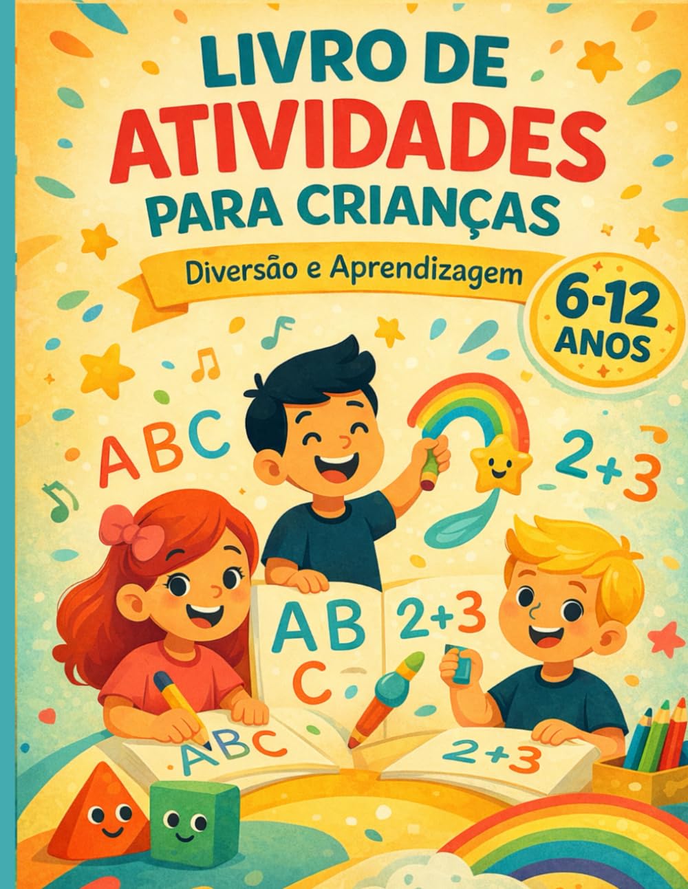 Livro de Atividades Para Crianças: Diversão e Aprendizagem para Crianças dos 6 aos 12 Anos!