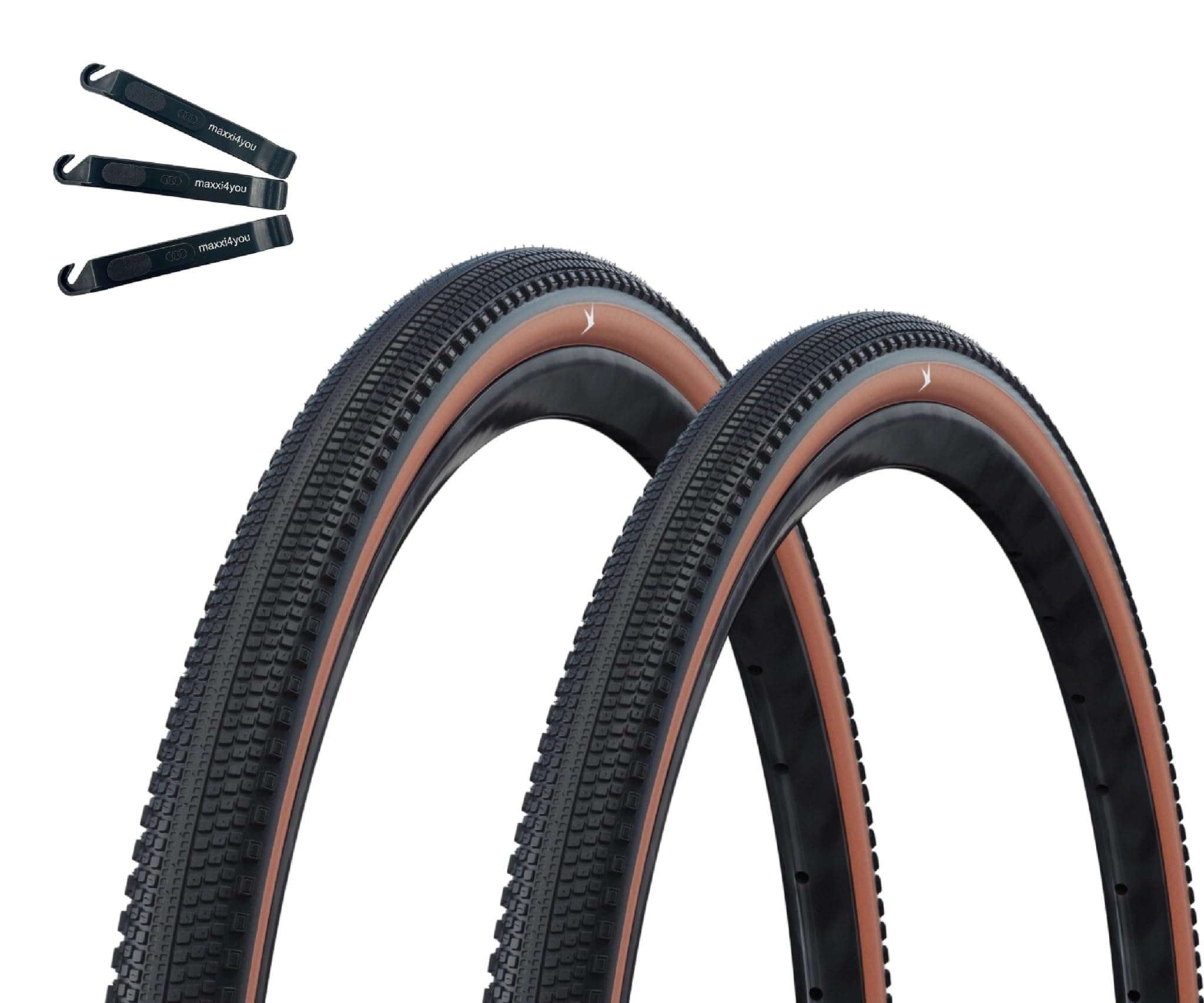 Schwalbe G-One Comp Active K-Guard Green Compound E-25 40-622 opony rowerowe czarne/brązowe (28 x 1,50)
