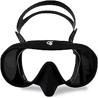 Vista 1 de Spartacus Frameless Dive Mask, Ultra-Clear Low-Iron Glass, Wide View, Low Volume, 100% Silicone Skirt