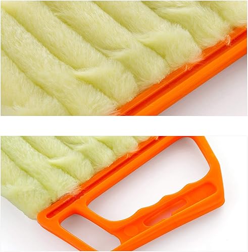 Miniatura 6 de 2 piezas de limpiador de persianas lavable para ventana, herramienta de limpieza de polvo, cepillo veneciano para limpiar el polvo, aire