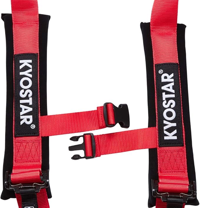 Arnés de Seguridad 5 Puntos 2 Pulgadas Kyostar Rojo miniatura 5