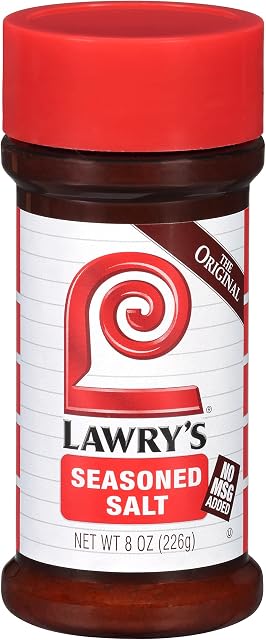 Lawry's, Original Seasoned Salt - Seasoning Salt, No MSG, Spice Shaker - 8 oz, Beef, Pork, and Chicken Seasoning Salt