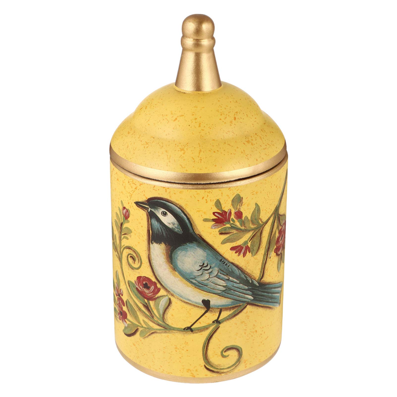 HOMSFOUCoffee Ceramic Tea Canister Rustic Pastoral Style Cookie Jar Food Storage Jar Loose Tea Canisters Tea Candy Jar for Restaurant Kitchen Storage Container Barocook Barocook Barocook Bottle