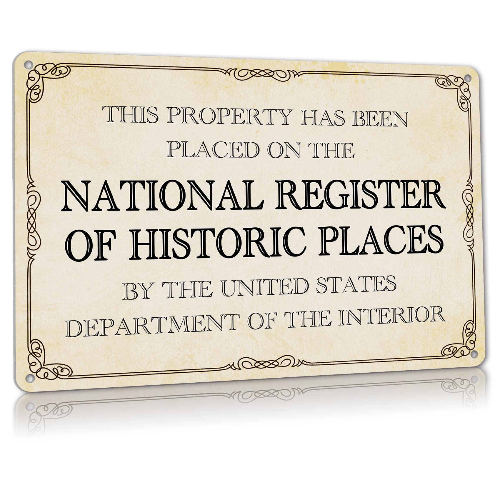Kwqdozf As Pic Metal Sign National Register Historic Places Vintage Tin Signs Farmhouse Wa