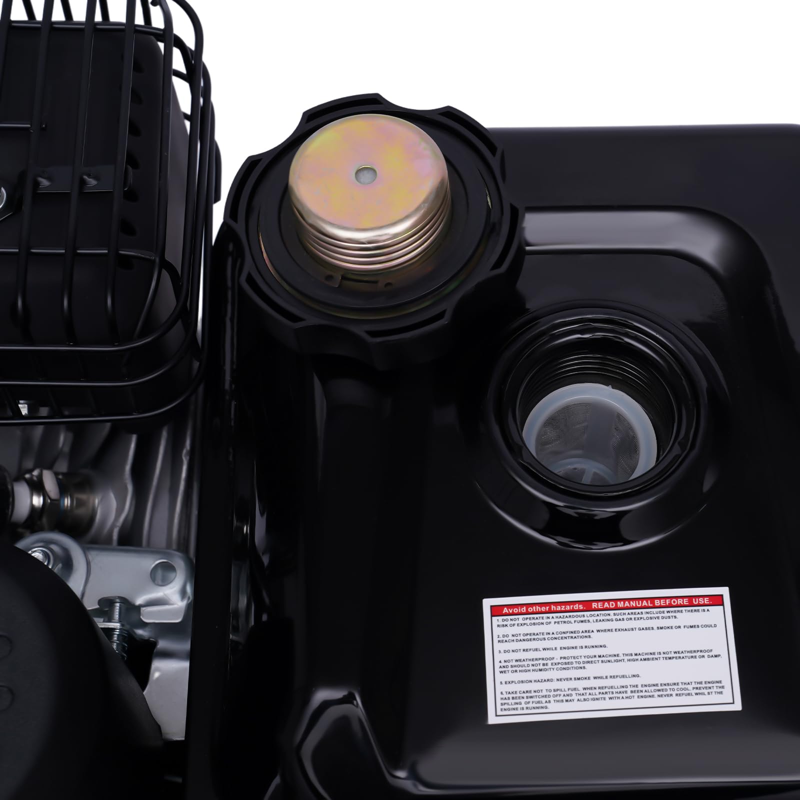 Motore a benzina a 4 tempi, 7,5 CV, motore a card, 3600 giri/min, protezione contro la mancanza di olio, 5,1 kw, 1 cilindro a benzina Recoil, elettrico