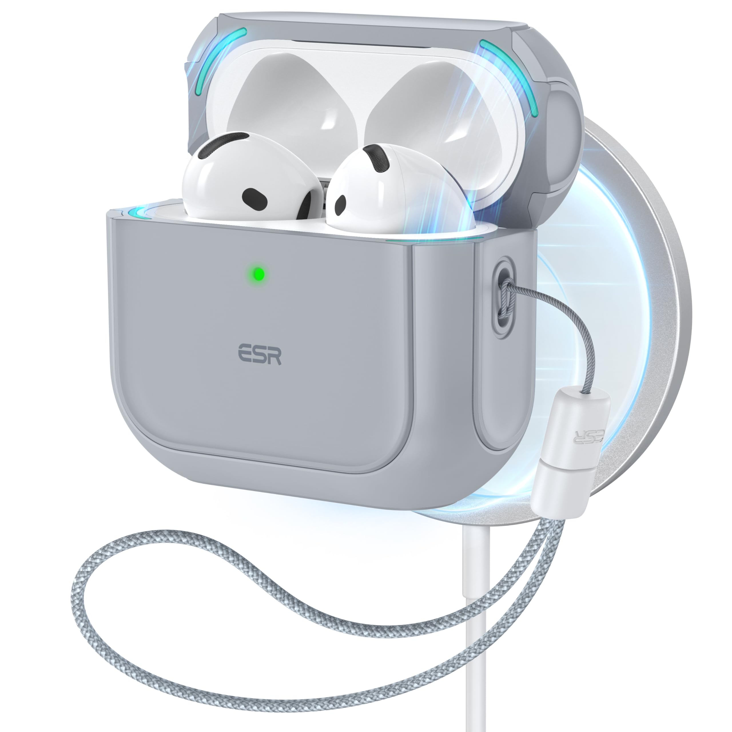 ロ*読様 【美品】AirPods 4 (ANC搭載) ESRケース付き ロ*読様 【美品】AirPods 4 (ANC搭載) ESRケース付き