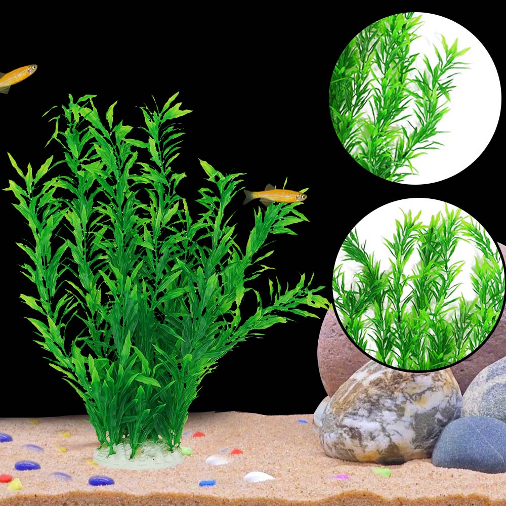 Amazon.co.jp: PENGYETHTY アクアリウム 水草 大きめ 高さ55 CM