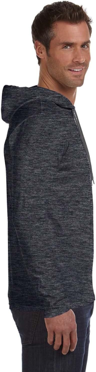 Gildan - Softstyle Lightweight Hooded Long Sleeve T-Shirt - 987 - Image 3