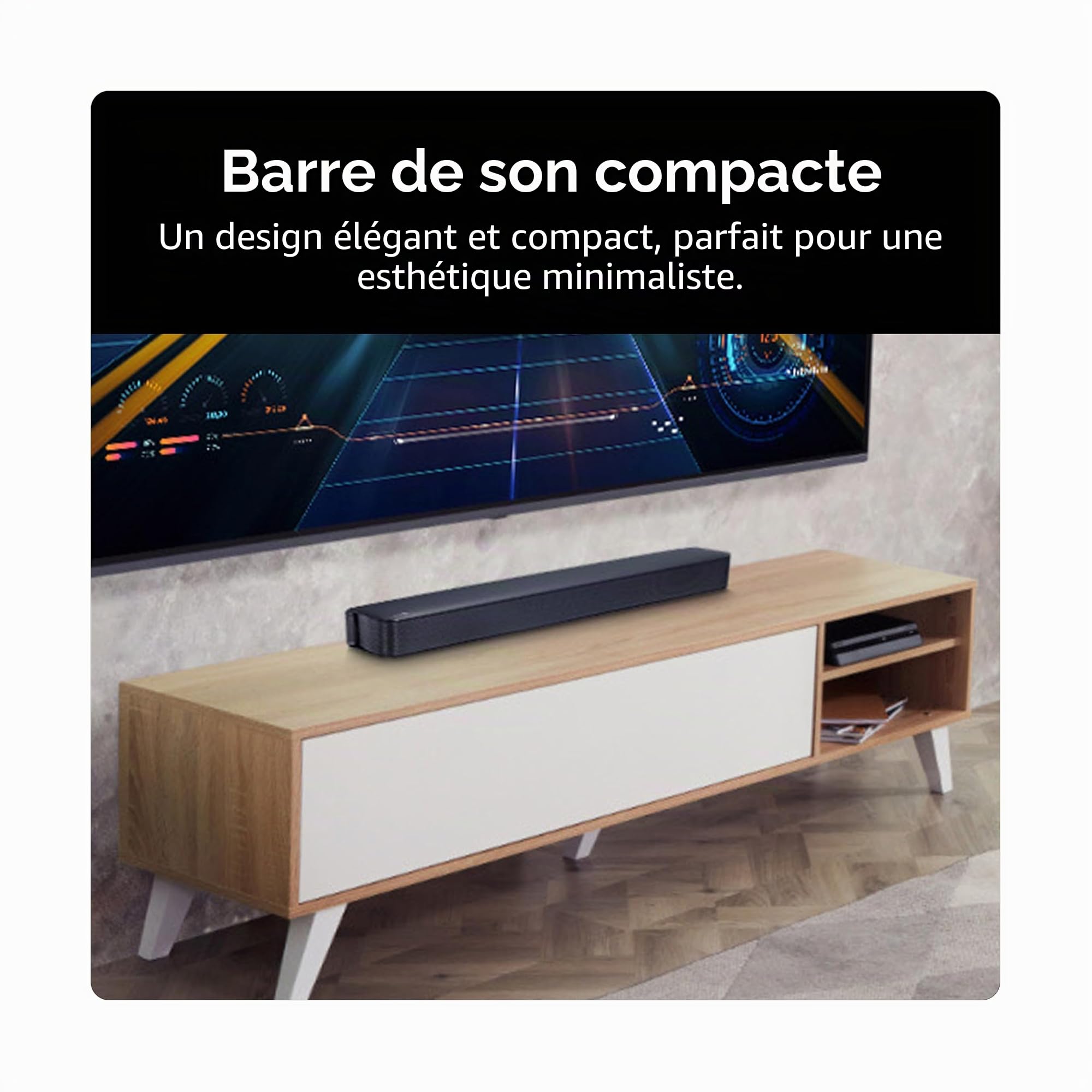 LG Barre de Son Tout-en-Un compacte Bluetooth SQM1 2.0