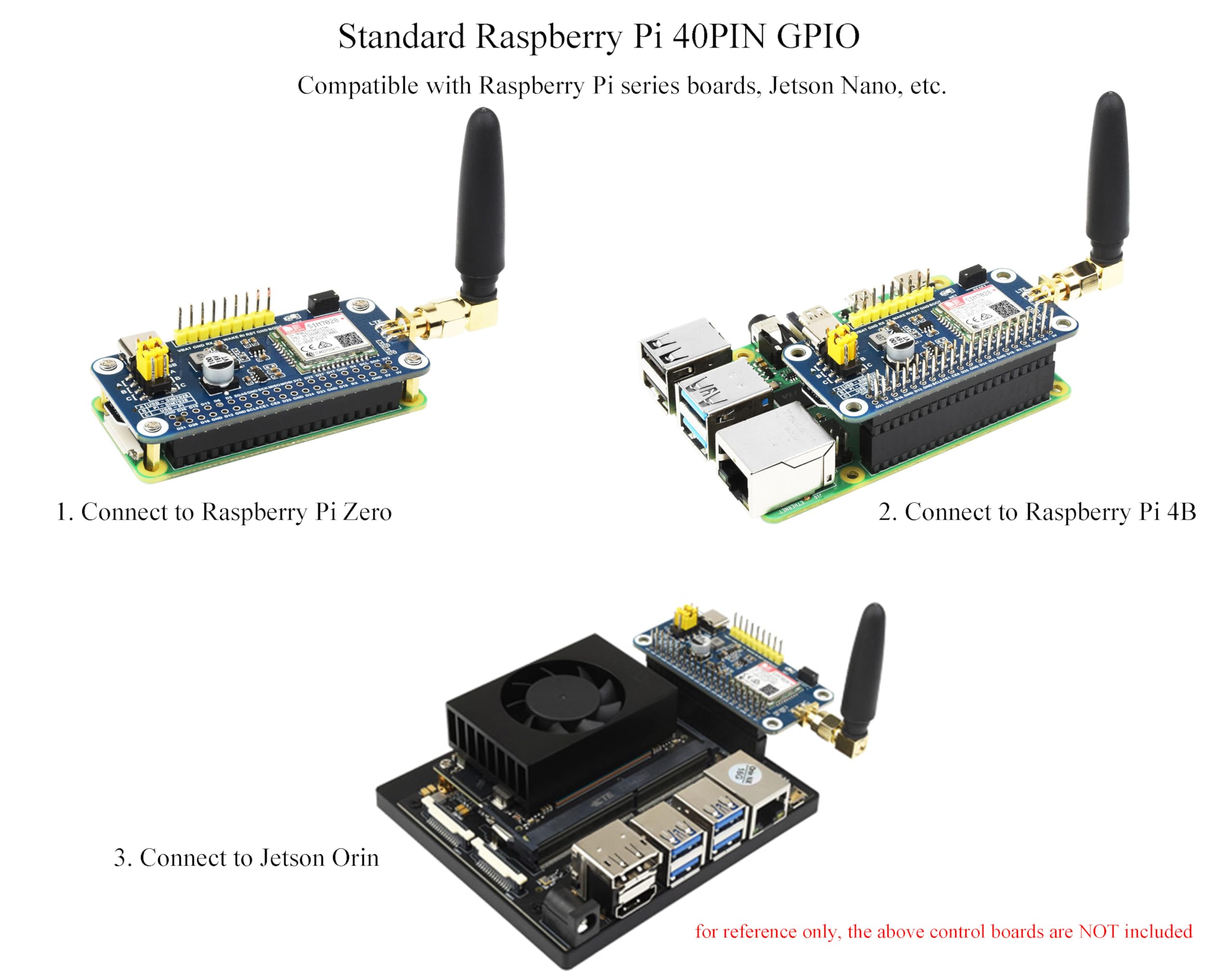 Amazon.com: SIM7028 NB-IoT HAT with GSM Antenna Onboard 40PIN GPIO
