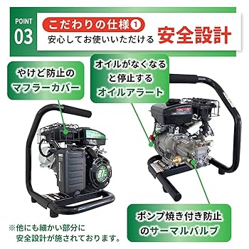 Vittorio ヴィットリオ　エンジン式高圧洗浄機 ZE-1006-10 ZE-1006-10 エンジン式洗浄機(小型・軽量) | Vittorio