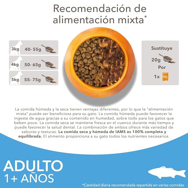 Foto 6 de 6 de IAMS Alimento Seco para Gatos Adultos con Pescado oceánico, 10 kg