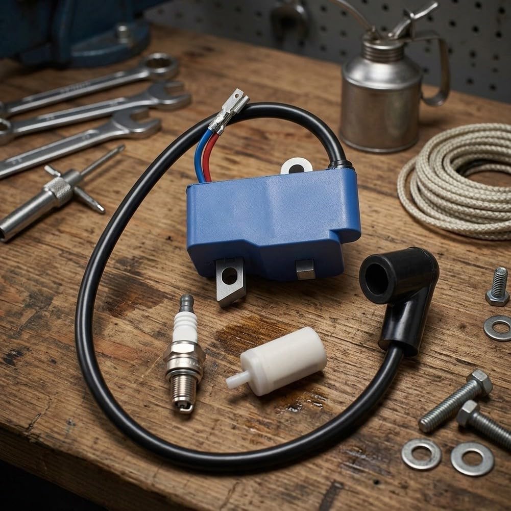 Rasenmäher-Zündspulenmodul-Zündspulen-Set für Husqvarna 545 545XP 550XP 550XPG Kettensäge ersetzt OEM 581723602 581723604