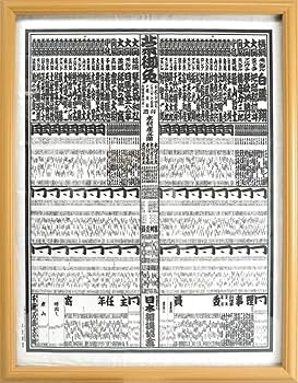 535 大相撲番付錦絵2個セット　額縁入り　番付表付き Amazon | 万丈 VANJOH 相撲番付表額 ナチュラル 105889 | 額縁