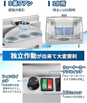 Amazon | Anesty ウォーターブース2段階吸収 ウォーターカーテン塗装