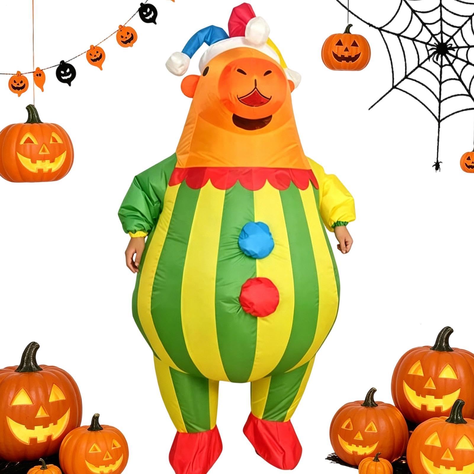 Générique Nadmuchiwany kostium dla dorosłych, zabawny świąteczny strój imprezowy, kostium zwierzęcy Halloween dla dorosłych - na Boże Narodzenie, spotkanie, przedstawienie karnawałowe teatralne