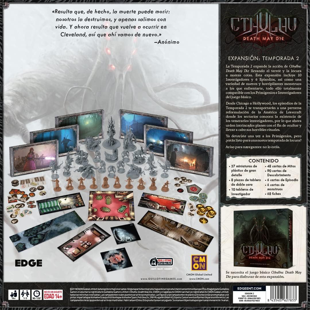 Cool Mini Or Not Cthulhu : Death May Die - Season 2 Expansion - en