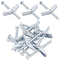 Vista 1 de 10 anclajes de palanca de 1/4 de pulgada para paneles de yeso, pernos de anclaje, anclajes para paneles de yeso, tornillos con anclajes, anclajes