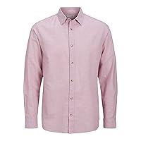 JACK & JONES Jjesummer-Maglietta LS SN Camicia a Maniche Lunghe
