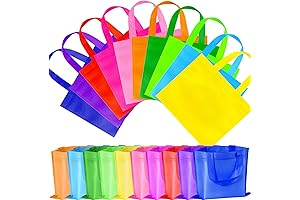 Extra-Large Tote Bags for Kids Rainbow (30 Pack)