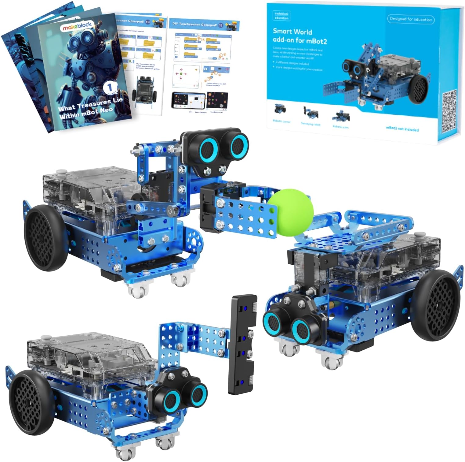 Makeblock mBot2 with Smart World Add on Pack Coding Robot Kit Programmable Robot