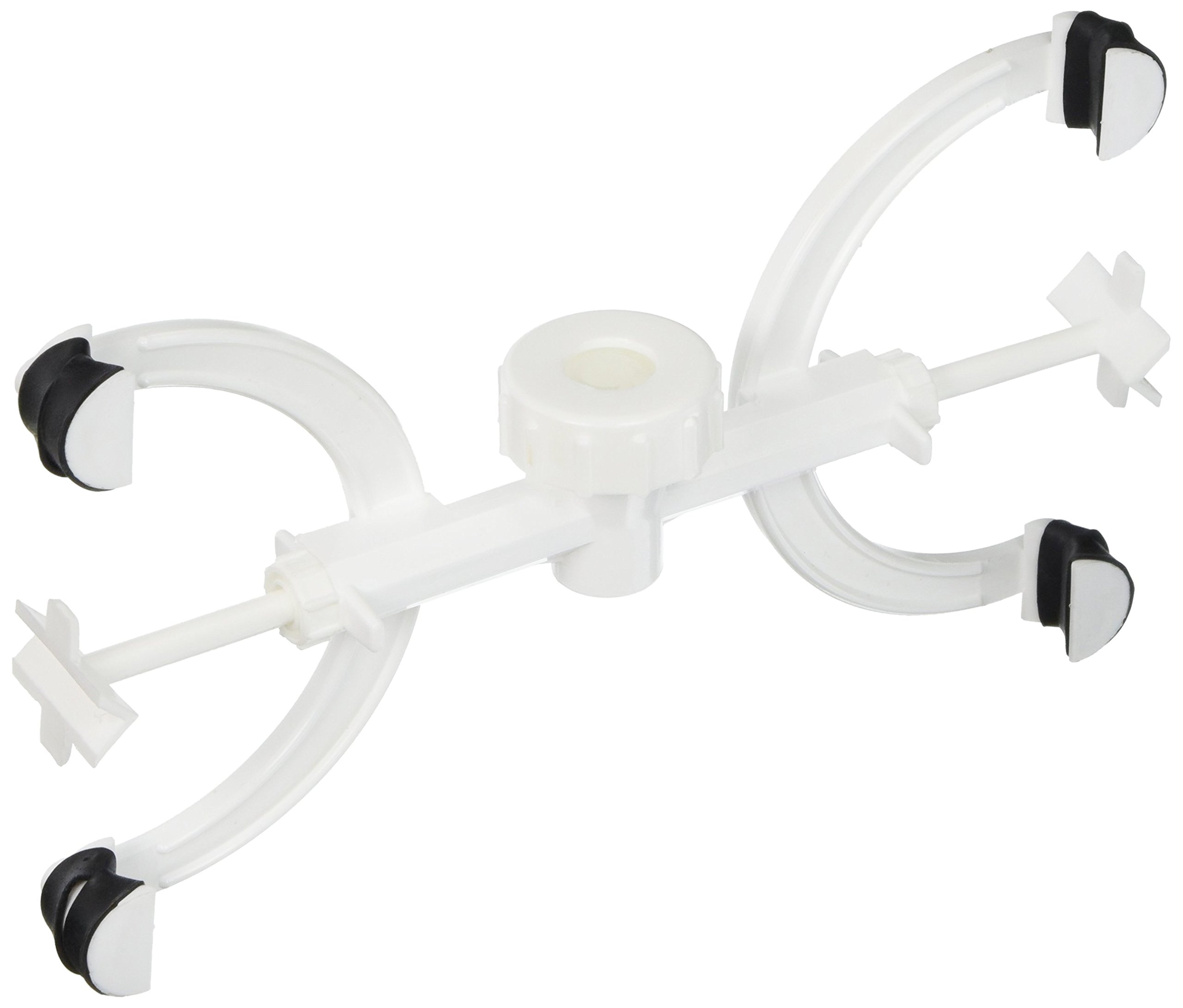 Dynalon 562425 Polypropylene Double Buret Clamp (Case of 5)