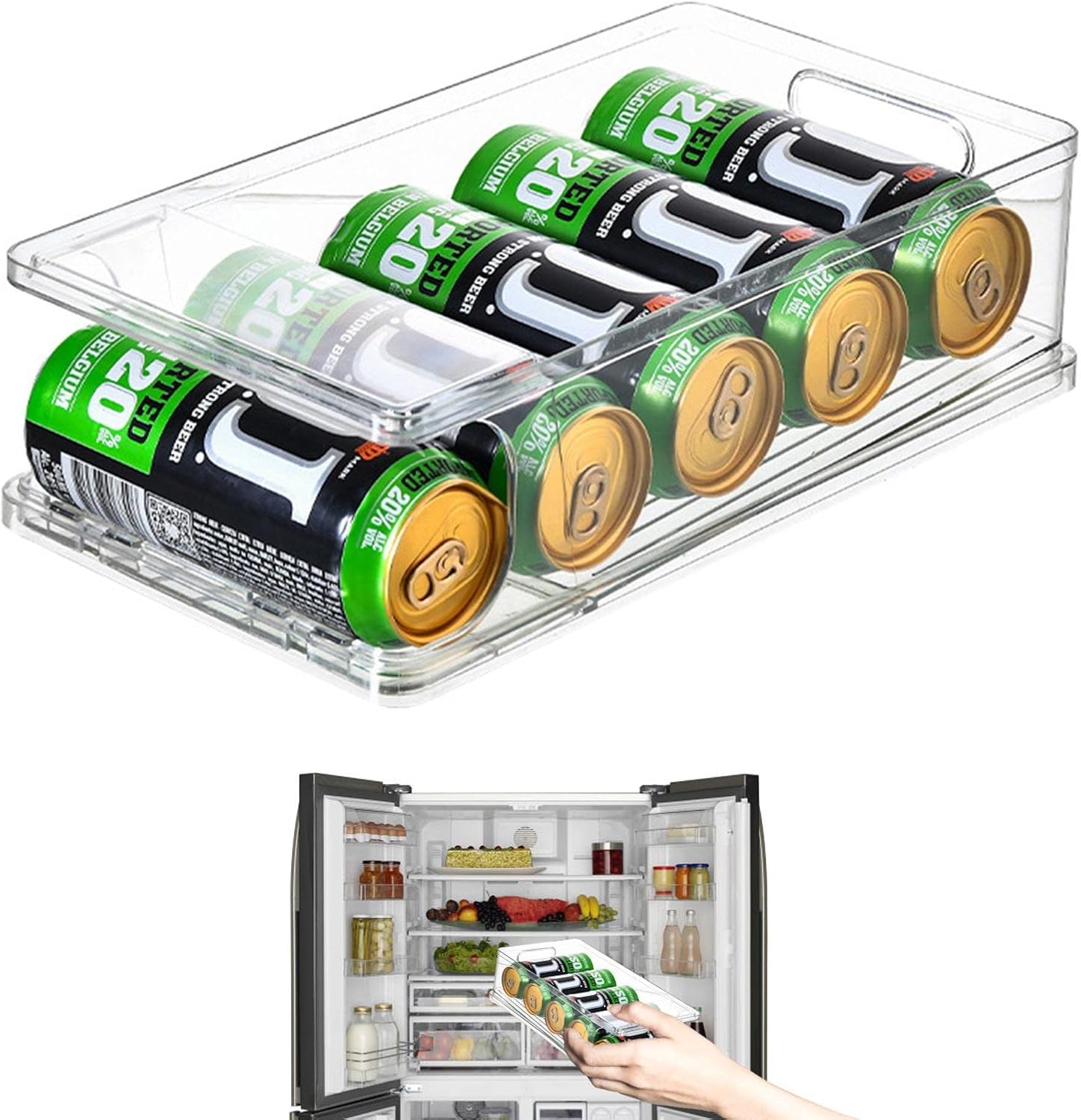 Can Holder for Pantries, Can Drink Storage Holder Refrigerator Drink