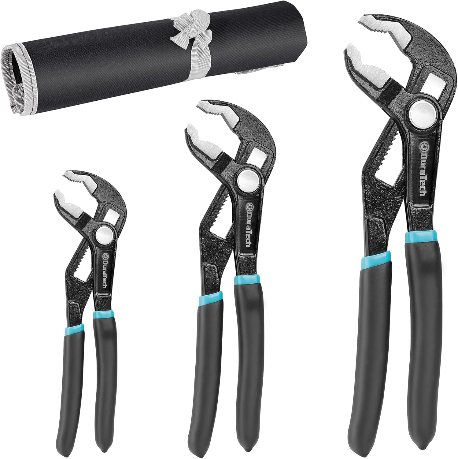 DURATECH Water Pump Pliers Set, PushLock Pliers Set, Upgrade Thicker