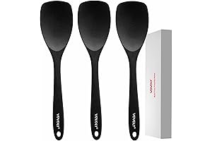 VOVOLY 3-Piece Silicone Spatula and Spoon Set: Your Culinary Companions