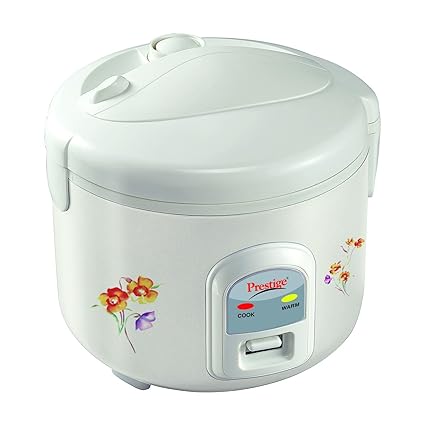 Prestige Prwcs 1.2 500-Watt Electric Rice Cooker (White), 1.2 Liter
