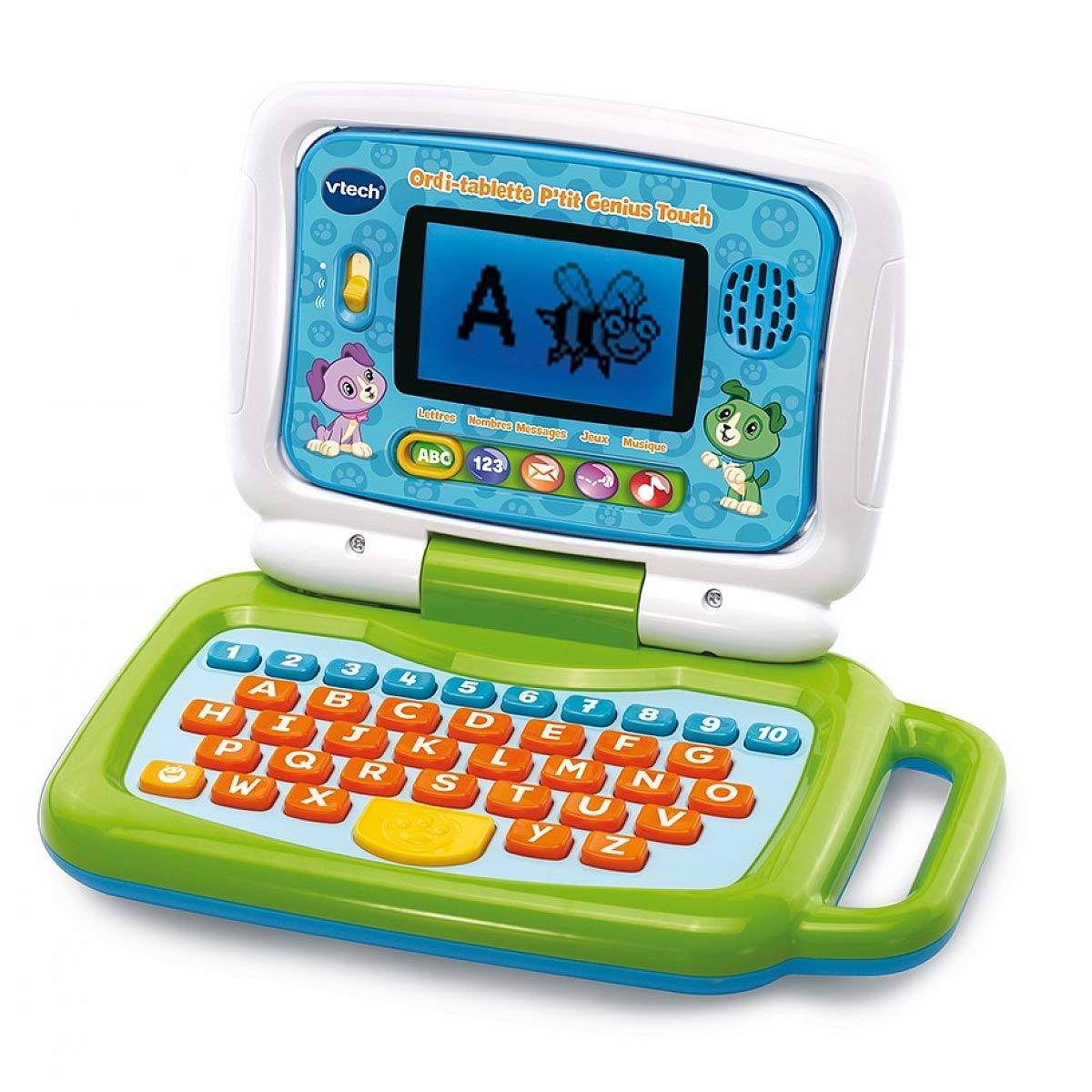 Ordi-Tablette P'tit Genius Touch VTech : ordinateur éducatif 2-6 ans