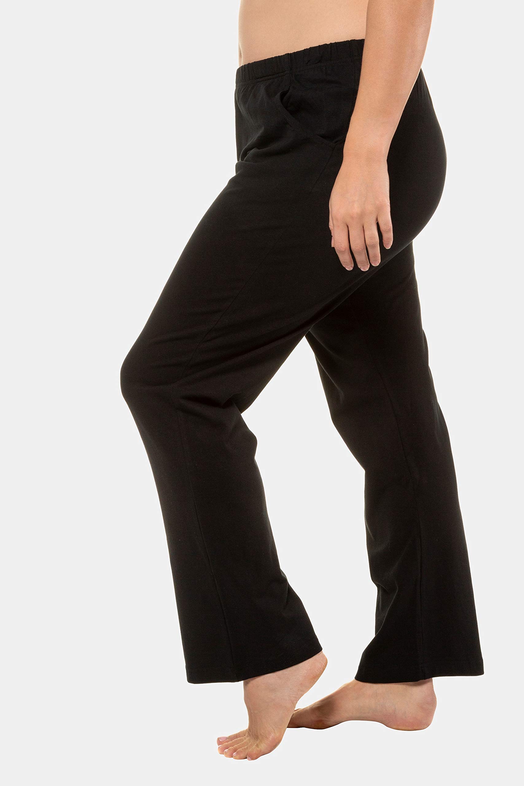 Ulla Popken Pantaloni dal Taglio Dritto con Tasche Laterali 640831