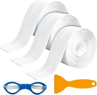 Sealant Strip Bathroom Sealant Tape,Molkor 33ft Simple Seal Sealant Tape,Bath Sealant Strip Self Adhesive Simple Seal Tape Bath Sealant Strip Bathroom Sealant Strip
