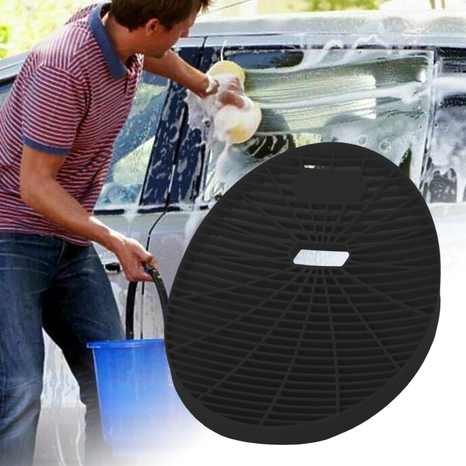 Filtre pour Seau de Lavage Auto | Seaux de Lavage pour Détail Automobile - Insert Filet Capteur Séparateur pour Lavage Automobile Et Détailing